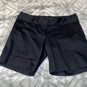 Black slack shorts